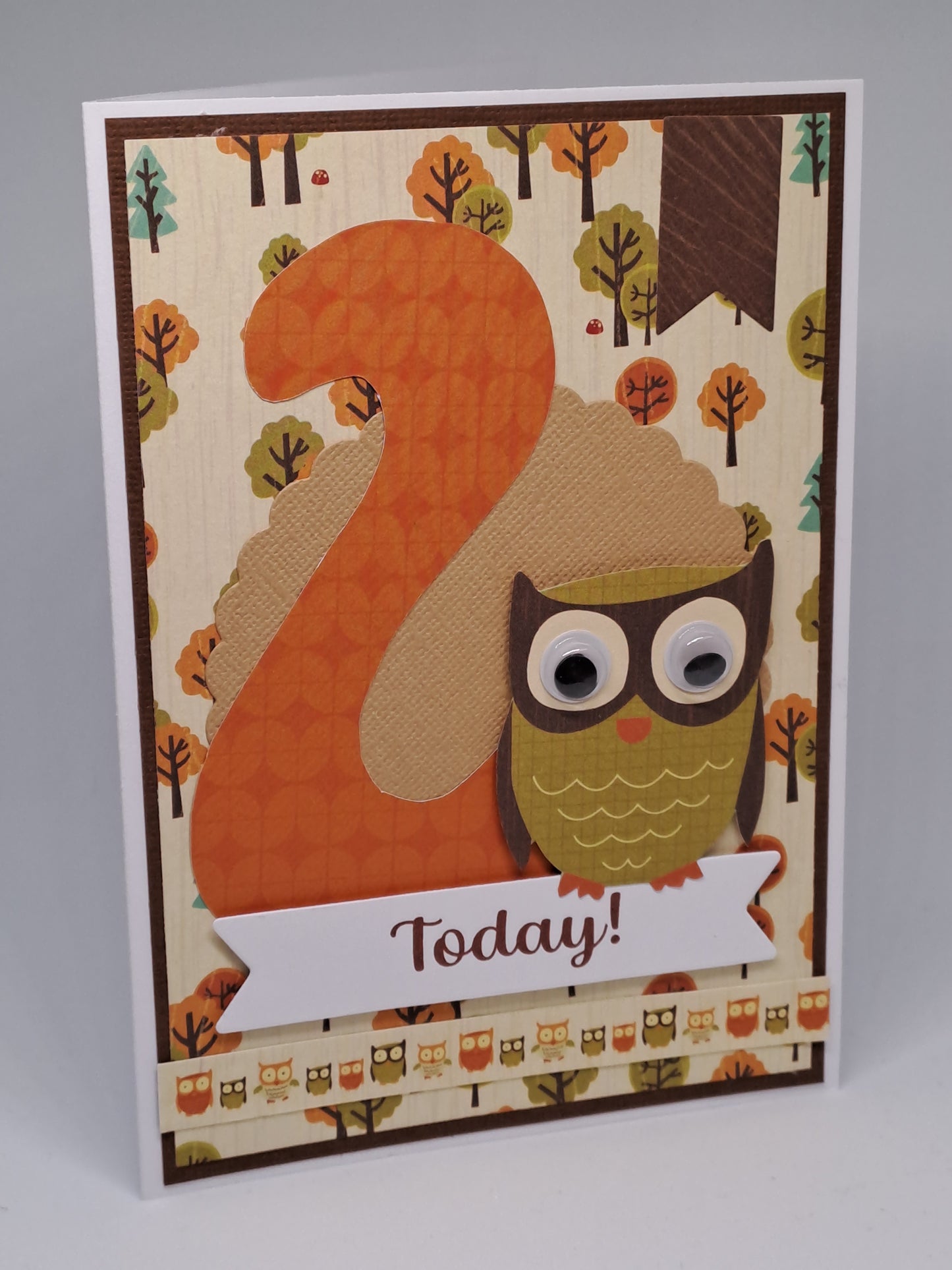 #063 Tiny Woods - 2 Today Green/Brown Owl