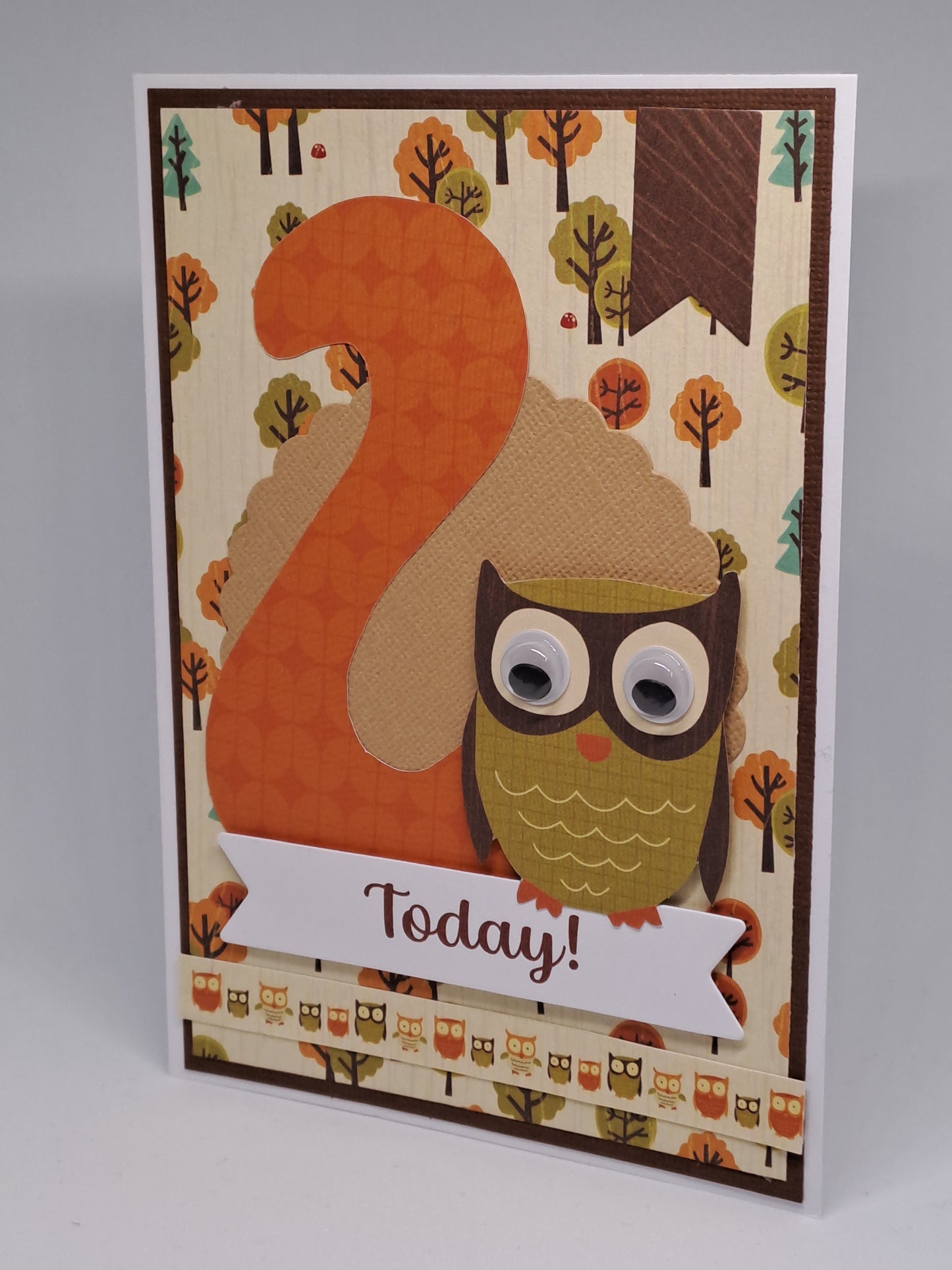 #063 Tiny Woods - 2 Today Green/Brown Owl