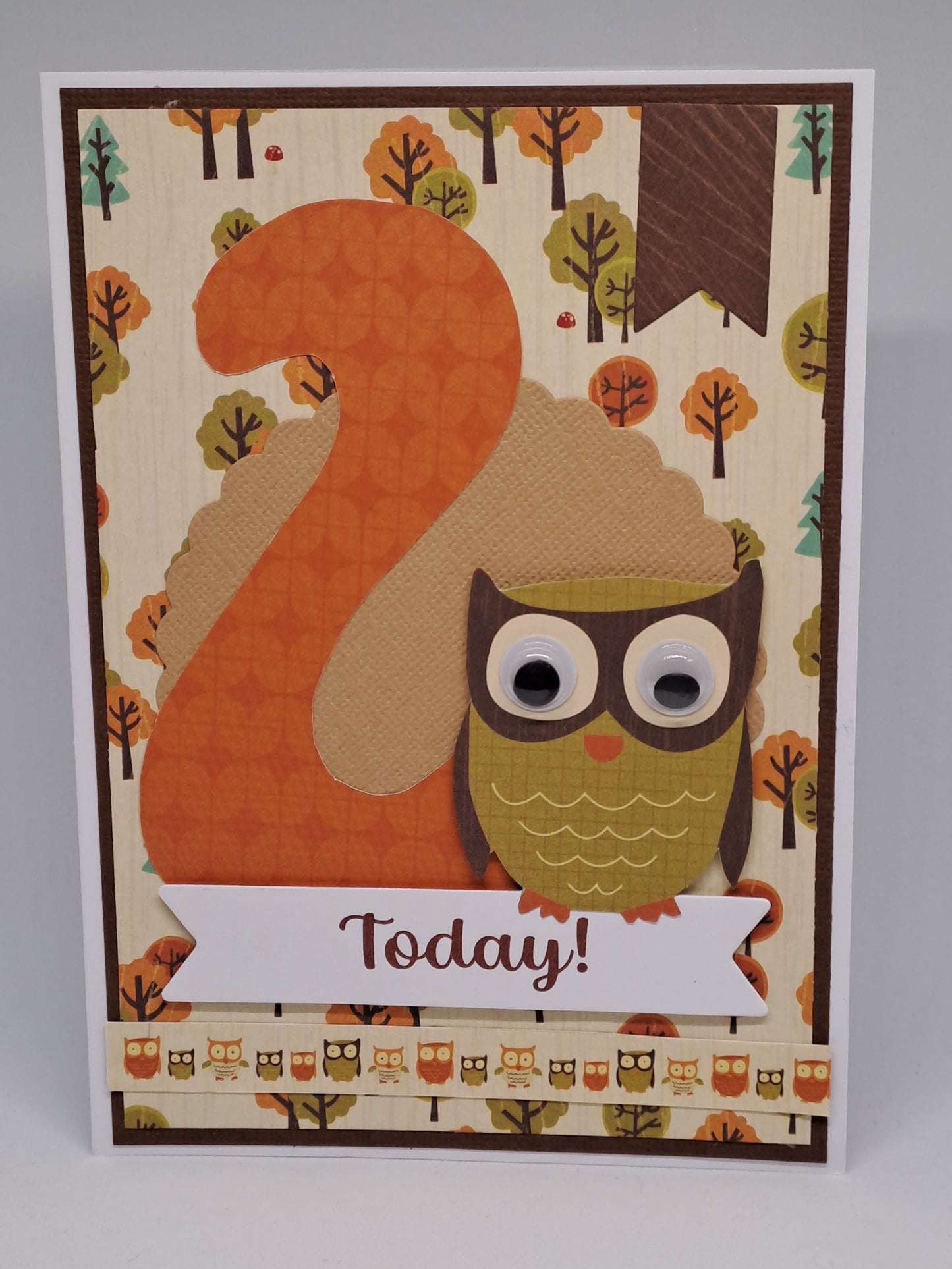 #063 Tiny Woods - 2 Today Green/Brown Owl